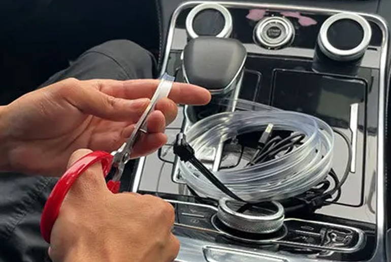 AuraDrive LED Car Cold Light Line Aesthetic Vibes